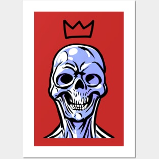 Skeletor King | Skeleton King | Apocalypse Art | Skull King Posters and Art